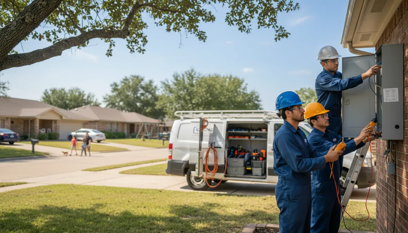 Certified electrician providing emergency electrical services in Mills, NM